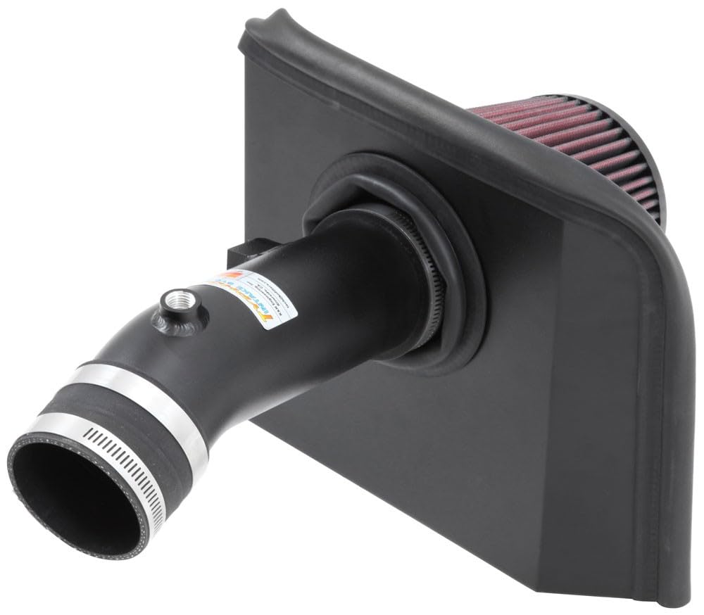 Cold Air Intake System K&N: High-Flow Air Filter, Increase Performance & Acceleration: Compatible with 2013-2018: Mazda 3, 69-6033TTK