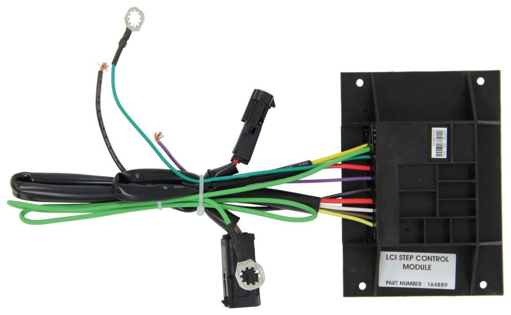 Lippert Electric Step Replacement Control Module/Brain for RV Coach Steps Sliding Operation, Wiring Harness, Computer Board - 301702