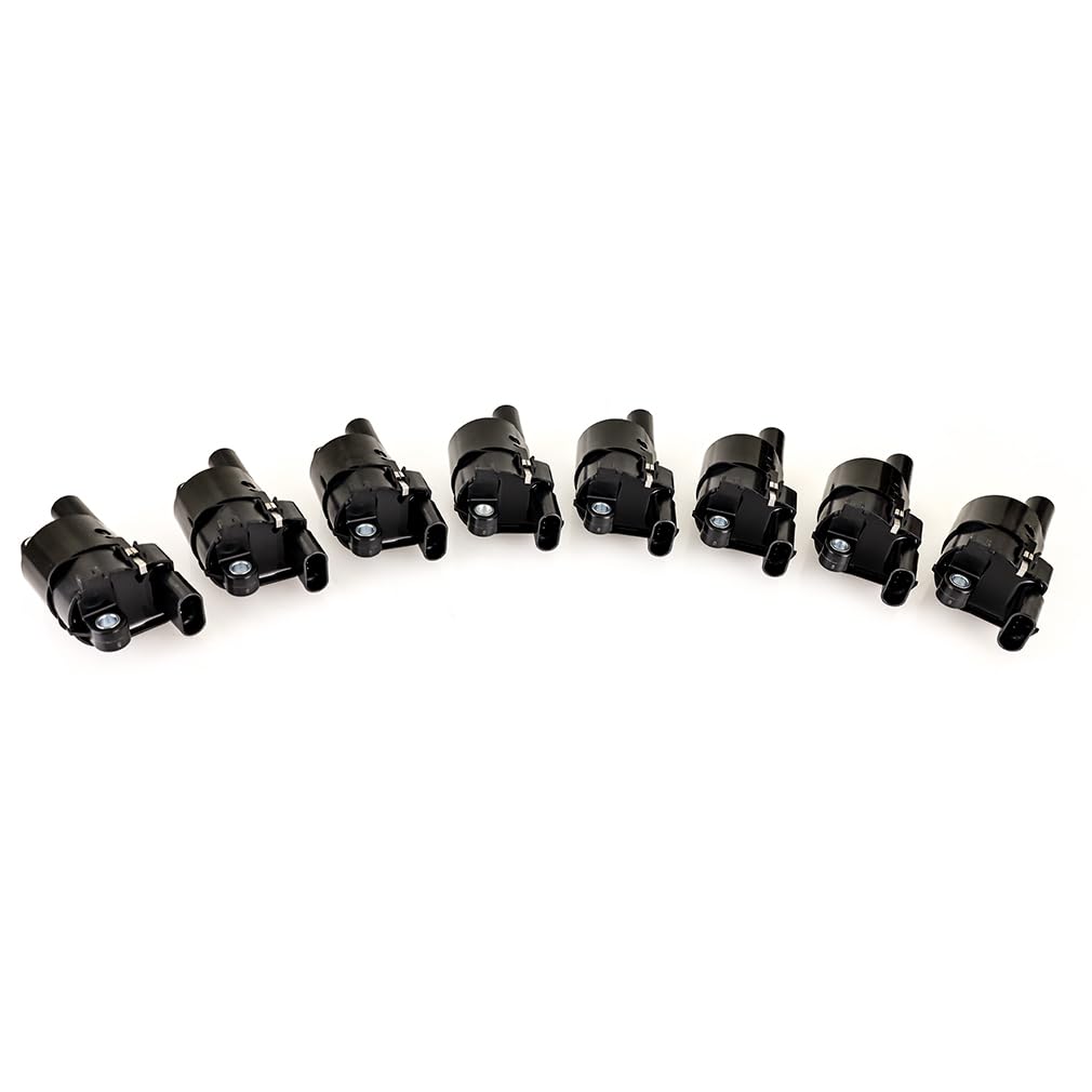 Mishimoto Coil Ignition, Compatible with GM LS2/LS3/LS4/LS7/LS9 (Round), Set of 8