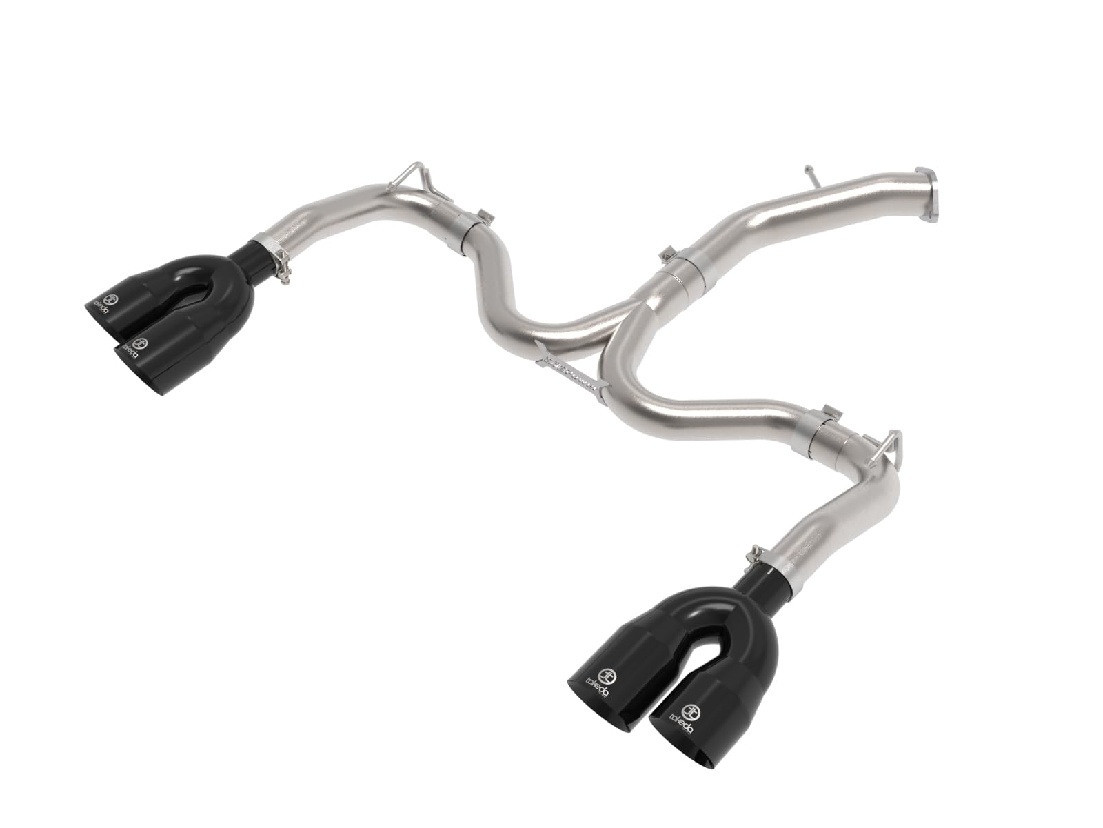 aFe Power 3 IN to 2-1/2 IN 304 Stainless Steel Takeda Axle-Back Exhaust w/Black Tip Fit Kia Forte GT 22-24 L4-1.6L (t) 49-37039-B