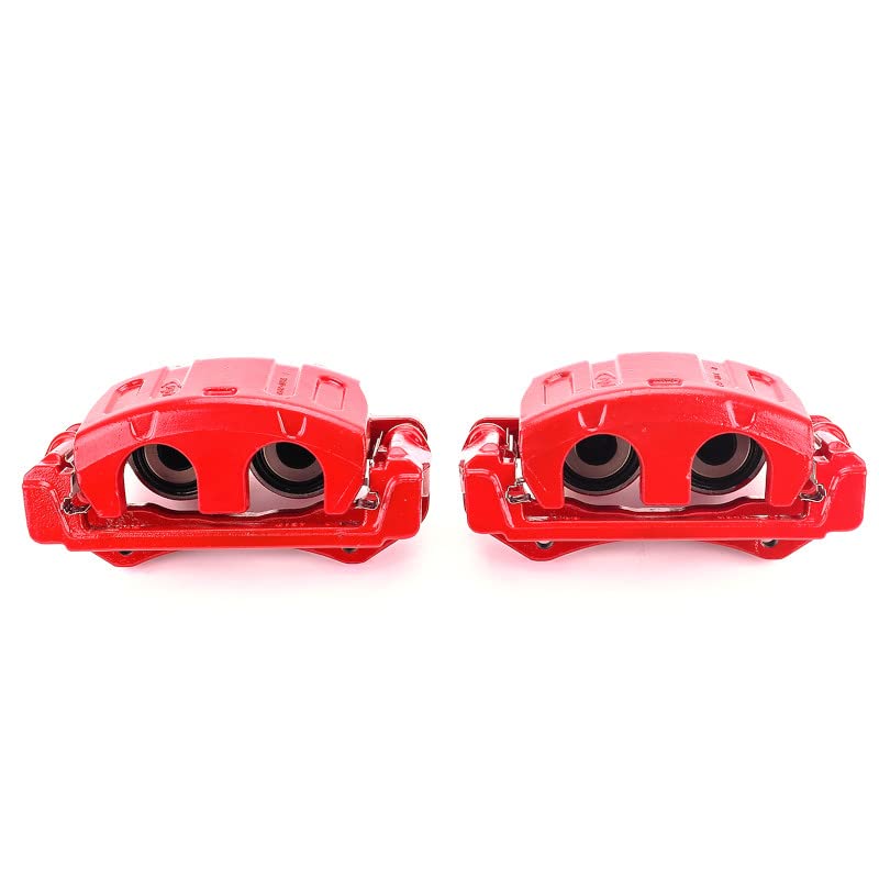 Power Stop S4922 Front Caliper Pair Powder Coated For Ford Five Hundred 2005-2007, Ford Freestyle 2005-2007, Mercury Montego 2005-2007 [Model Specific]