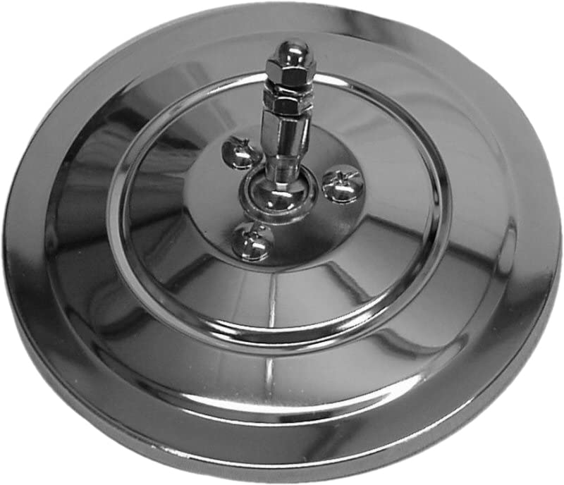 Mirror Head - Round - Ribbed - Chrome - Brothers Trucks B2007C-47 5-inch