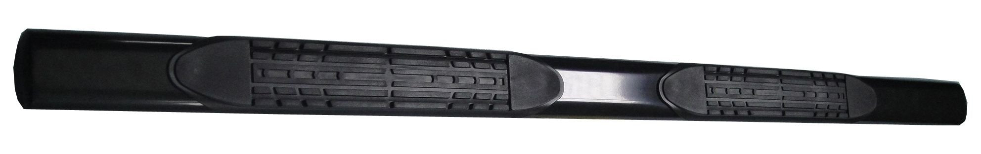 2920212023 TrailFX Truck Nerf Bar 4 Inch Black Oval Tube Side Steps Fits Dodge Ram 1500 Quad Cab 2002-2008 Powder Coated Mild Steel Welded End Caps Slip-Resistant Step Pads Mount Kit Included