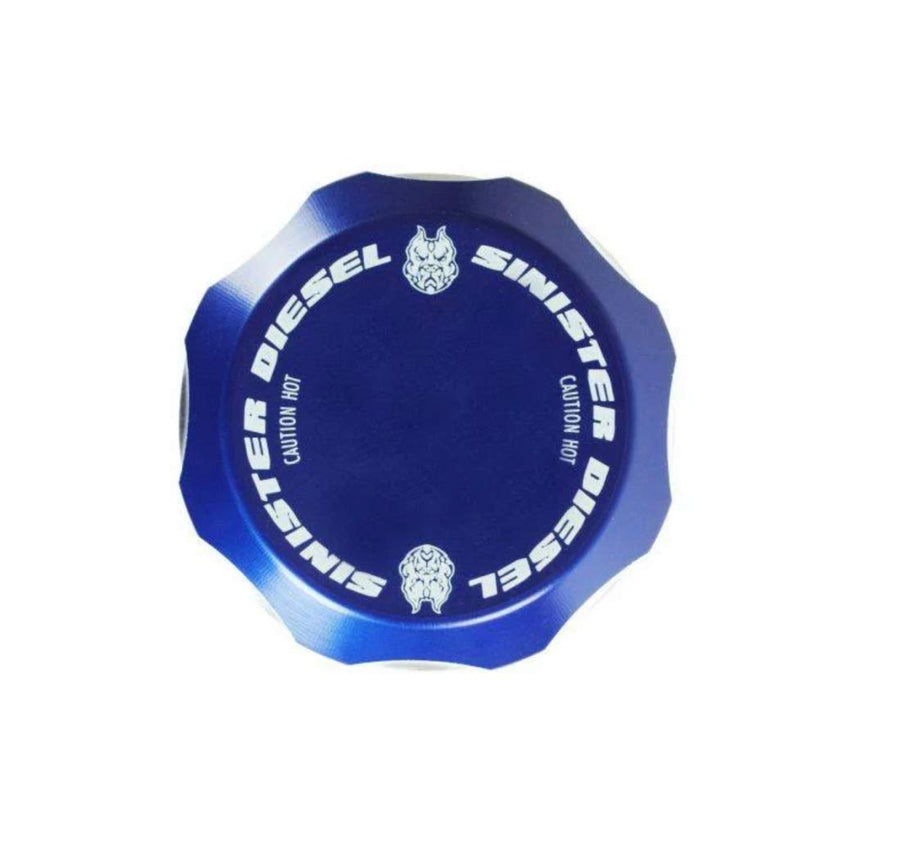 Coolant Reservoir (Degas) Cap Sinister Diesel for 2013-2019 Cummins 6.7L (Gray)