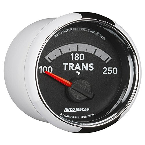 2-1/16" Electric Transmission Temperature Gauge Auto Meter 8550 (100-250 Degree F, 52.4mm)