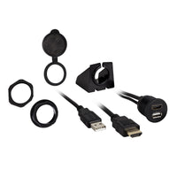 Hdmi/USB Pass Through Extension Install Bay - Retail Pack