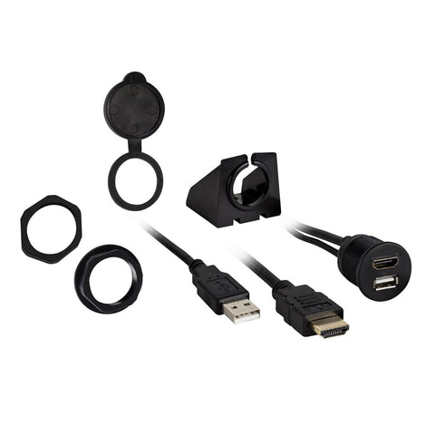 Hdmi/USB Pass Through Extension Install Bay - Retail Pack