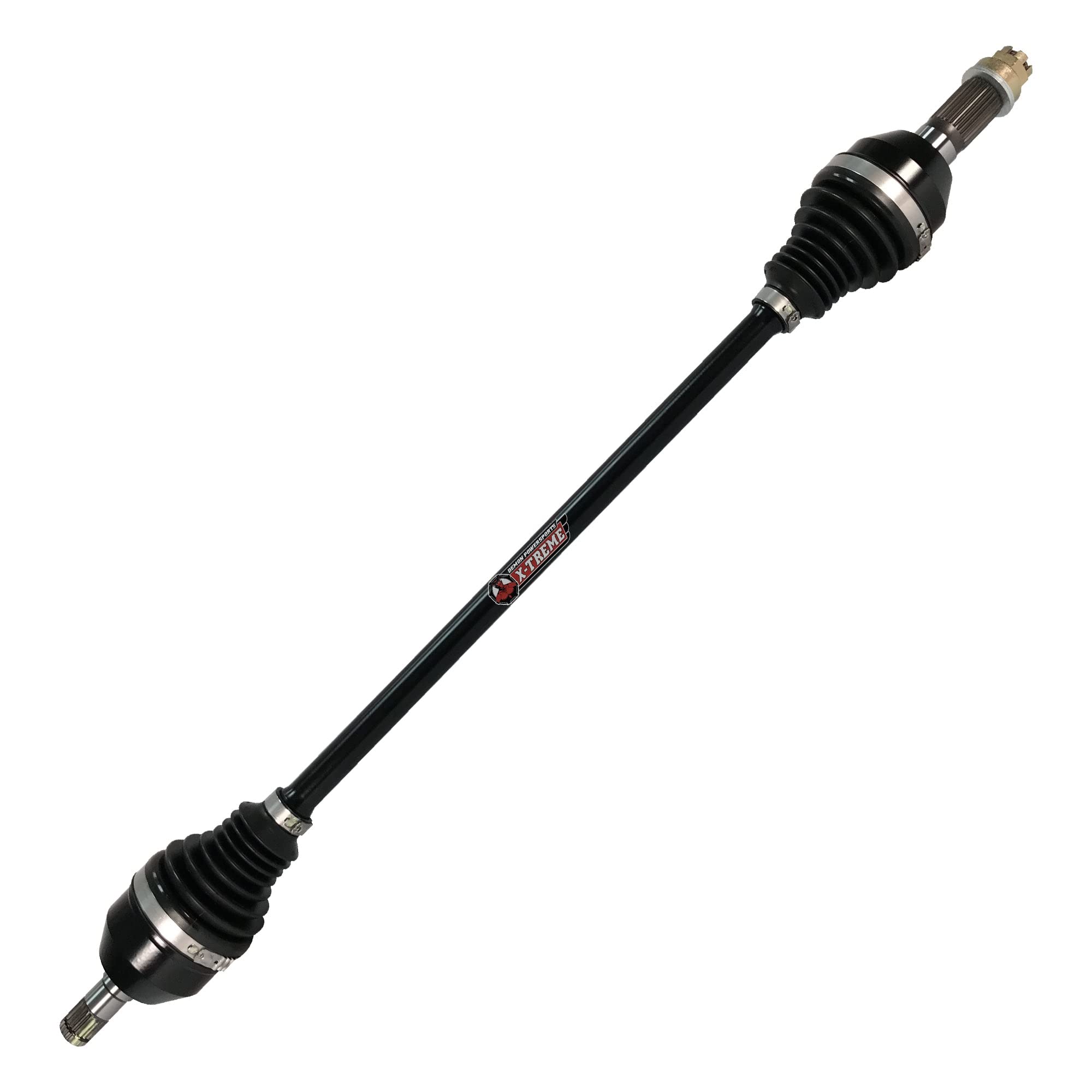 Demon Powersports Xtreme Heavy Duty Front Right Axle for (2017-21) Can Am Maverick X3/X3 MAX, Re-Engineered Cage Design & in Dual Heat Treated to Increase Strength 64 Inch Wide OEM: 705402098