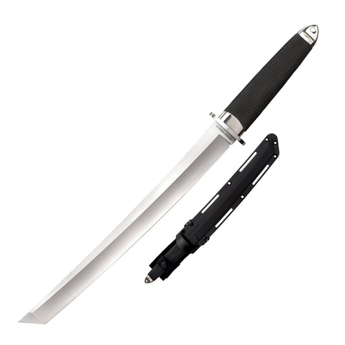 Cold Steel Tanto Magnum 12" VG-10 San Mai Razor-Sharp Blade 5.625" Kray-Ex Handle Military Tactical Fixed Blade Knife w/Secure-Ex Sheath