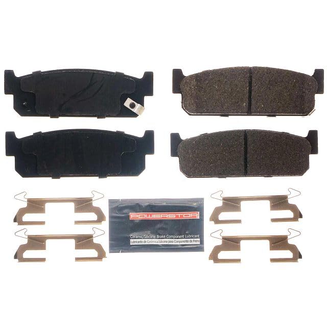 Power Stop Z23-588 Z23 Evolution Sport Carbon Fiber Infused Rear Ceramic Brake Pads with Hardware