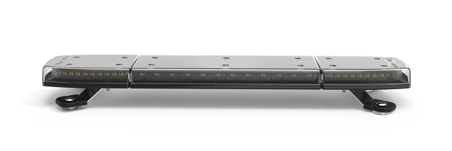 ECCO 24 Inch LED Light Bar Single Row Flood Beam Amber Magnet Mount 79W Off Road Lights for Trucks Commercial Vehicles, 5 Year Warranty