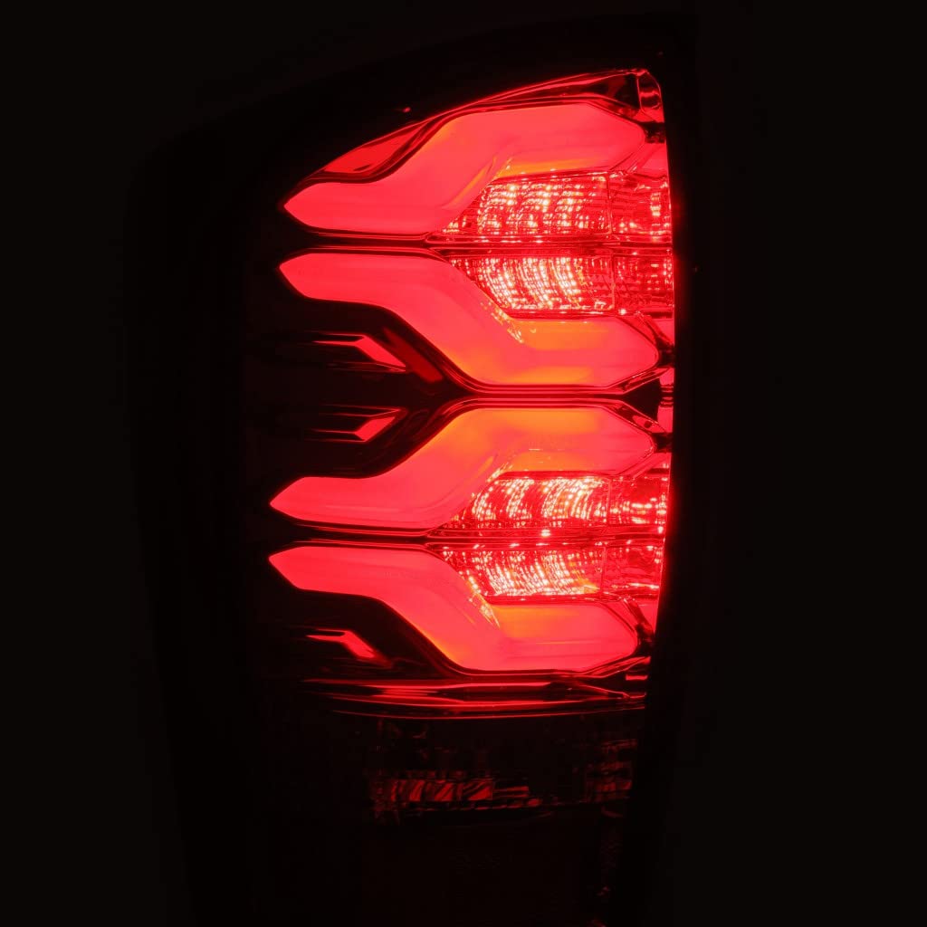For Toyota Tacoma AlphaRex 2016-2020 LED Tail Lights PRO-Series | Red Smoke | 680020