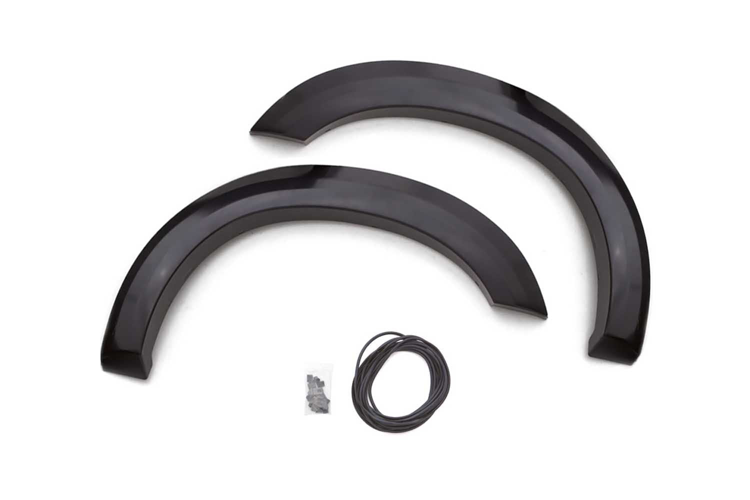 Lund Elite Series EX314TA Black Extra Wide Style Textured Front Fender Flare - 2 Piece