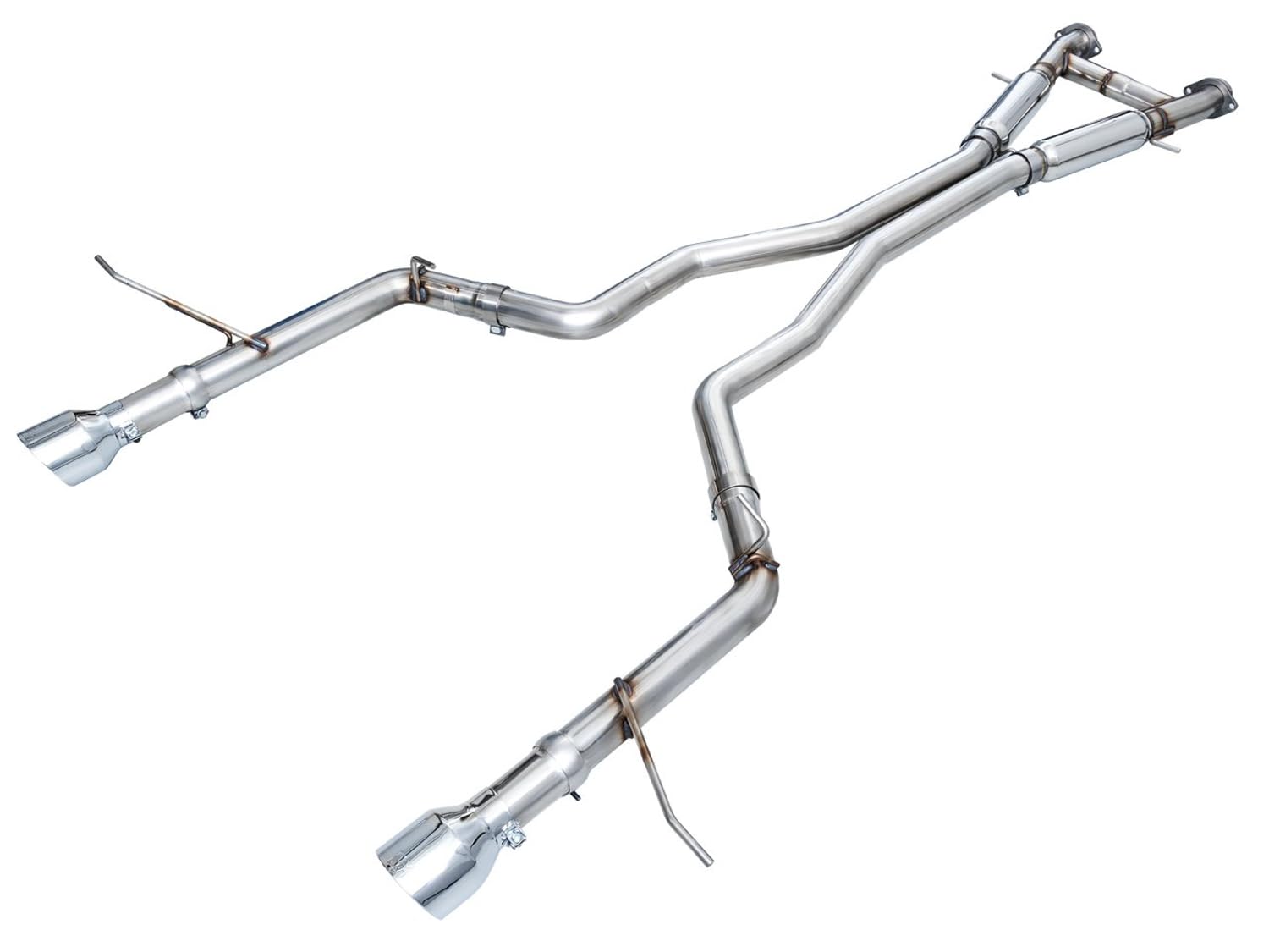 Track Edition AWE Exhaust for Dodge Durango 6.4 / 6.2 SC - Chrome Silver Tips (3020-32952)