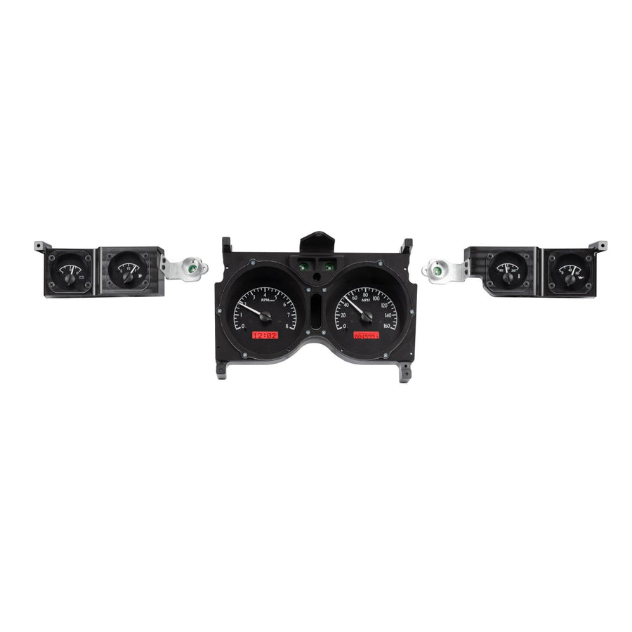 Chevy Chevelle / Monte Carlo VHX System, Black Alloy Style Face, Red Display 1973-77