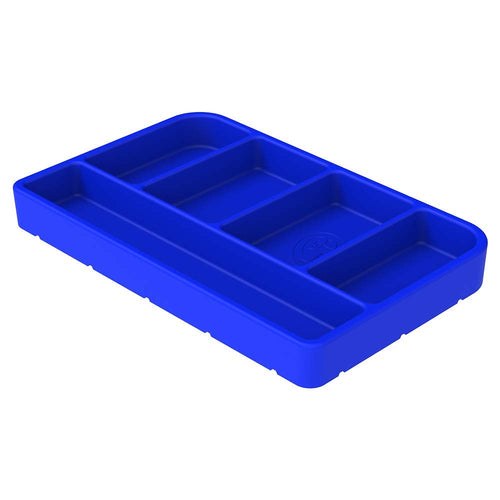 Flexible S&B Non-Slip Silicone Tool Tray | Tool Mat | Tool Organizer | Tool Holder (Small, Blue, 80-1002S)