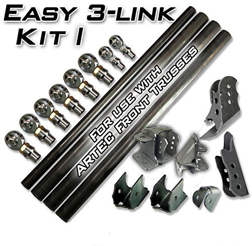Artec Industries Easy 3 Link Kit LK0304-GNKQ I Dual Bracket For Artec Truss Outside Frame Ford 85-91.5 No DOM, 1 Pack