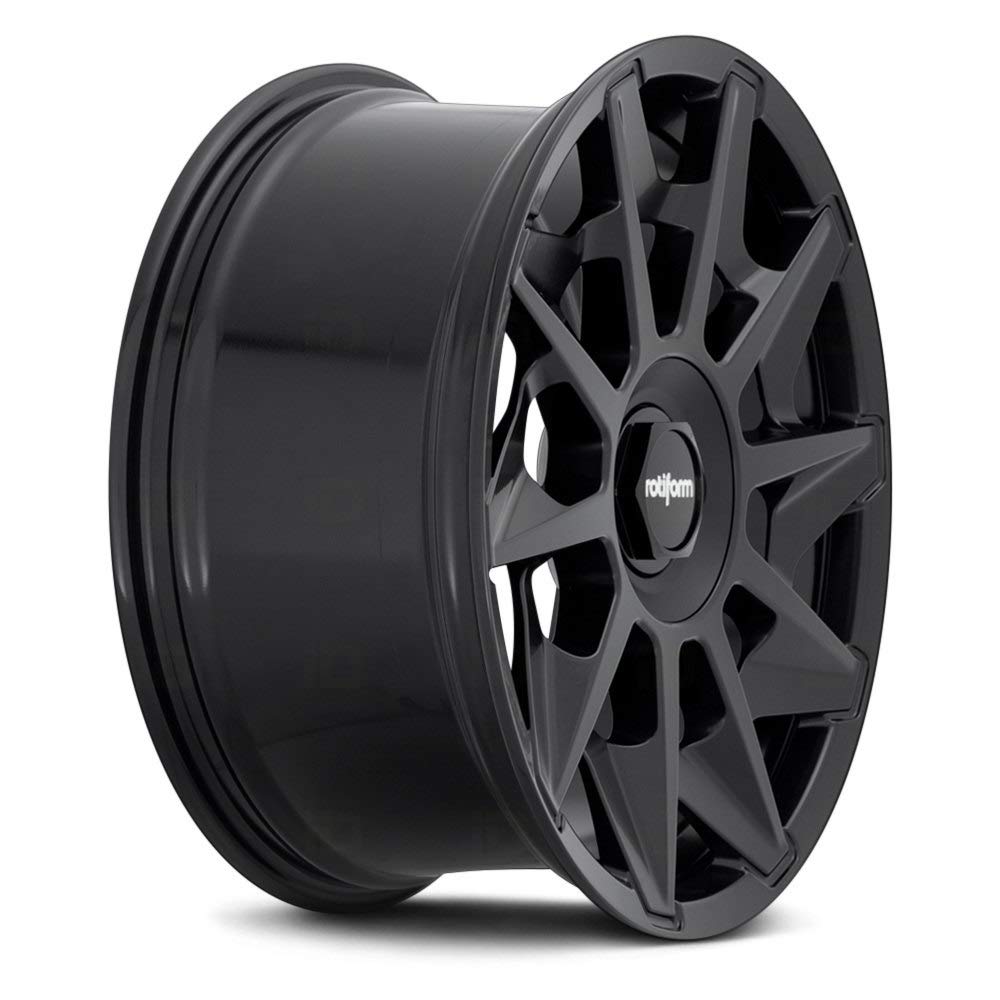 18x8.5 Rotiform cvt 5x112 45et 66.56mm matte black wheel