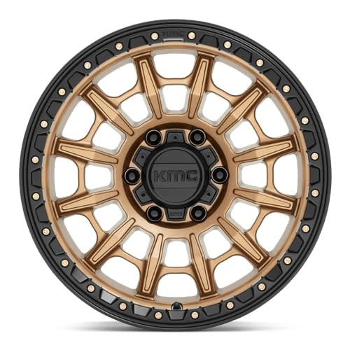 KMC Wheels 17X9 CARNAGE 6X5.55 0mm MATTE BRONZE WITH BLACK LIP - KM54779068600