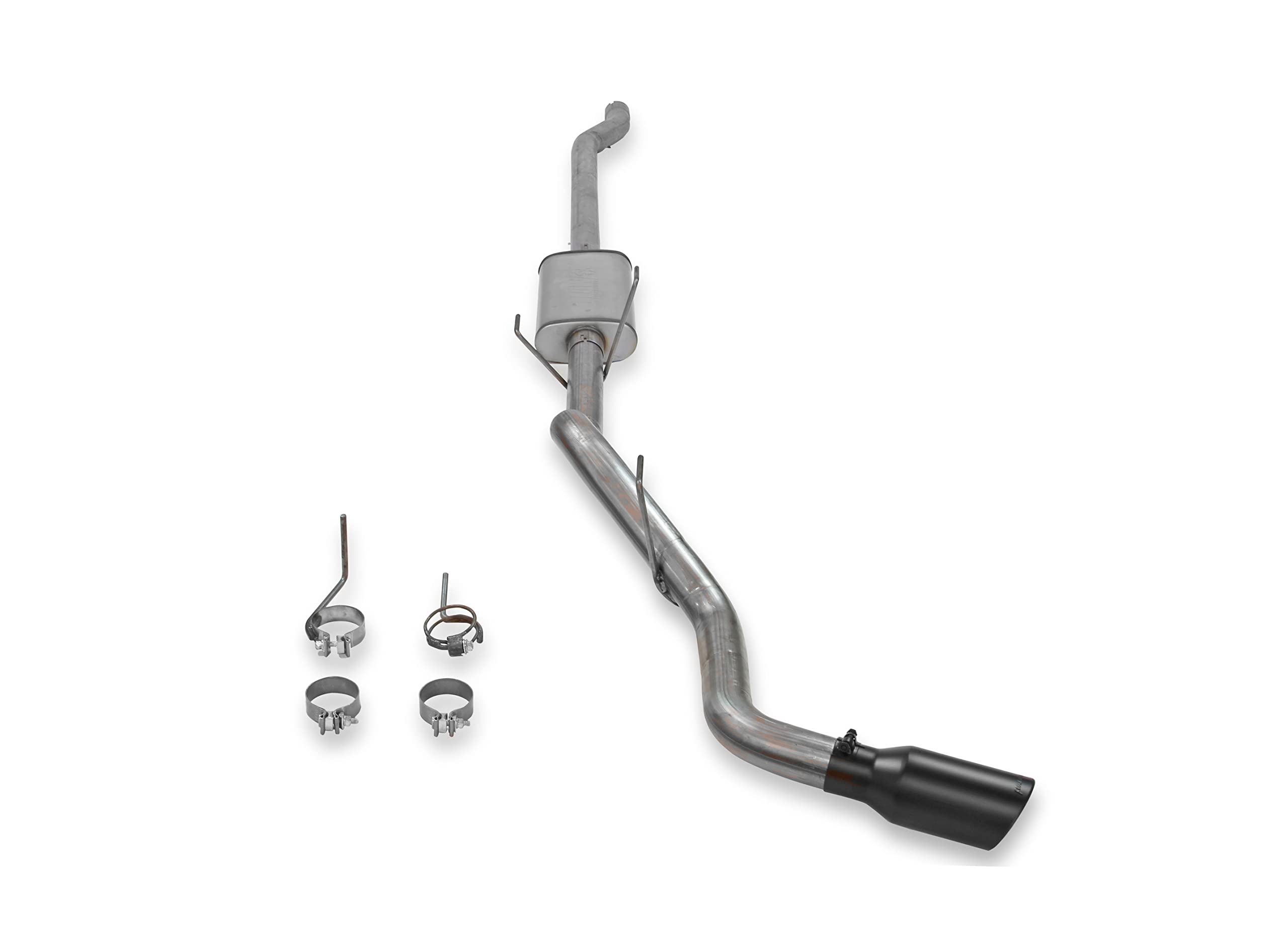 Flowmaster FlowFX 717867 Cat-Back Exhaust Kit 3 Inch 409 Stainless Steel 4.5 Inch Black Ceramic Coated 304 Stainless Steel Tip Compatible with 2003-2012 Dodge Ram 2500/3500 5.7L 2/4WD all Wheelbases