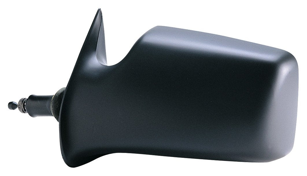Mirror Driver Side for Chrysler Town & Country, Dodge Caravan, Plymouth Voyager, Black, Manual Remote