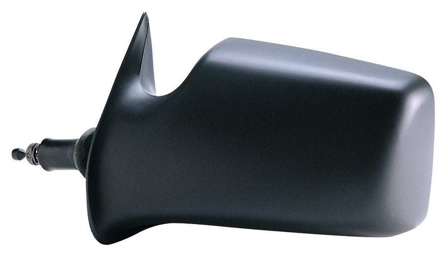Mirror Driver Side for Chrysler Town & Country, Dodge Caravan, Plymouth Voyager, Black, Manual Remote