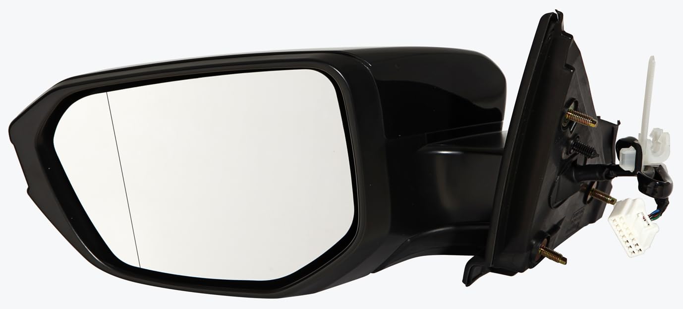 Power Heated Mirror for Honda Civic 16 NA Built/Coupe 16 without Turn Signal & Side VIEW CAMERA Driver Side (PTM) | DOT Certified 76258-TBA-C02ZA+76251-TBA-A21ZG | HO1320284