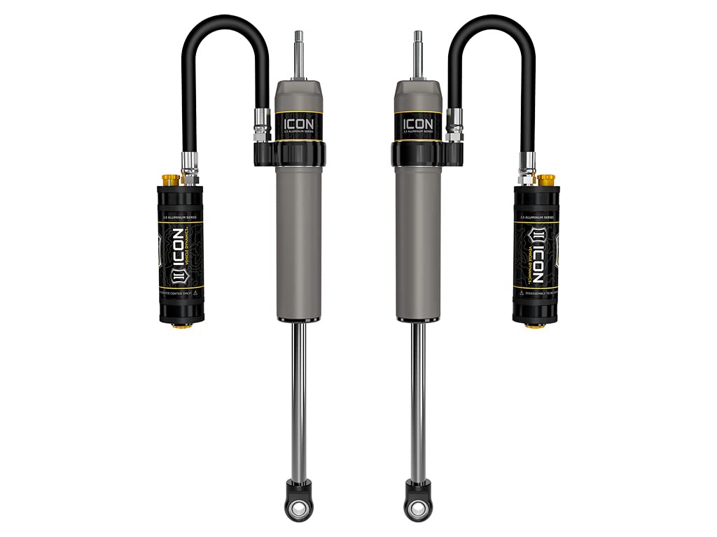0-1 Lift ICON, 2.5 VS Rear Shocks w/CDCV, Pair, Compatible with 22-23 Toyota Tundra, 57840CP