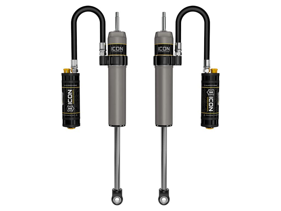 0-1 Lift ICON, 2.5 VS Rear Shocks w/CDCV, Pair, Compatible with 22-23 Toyota Tundra, 57840CP