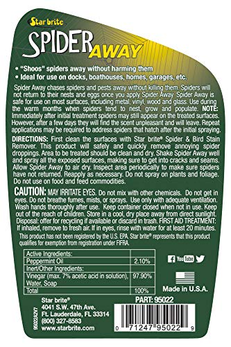 Spider Away STAR BRITE – Spider Repellent - 22 OZ (095022P)