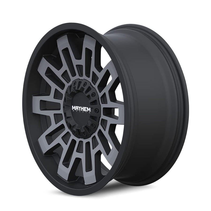 Cortex 8113 Mayhem 8113-7937TM12 Matte Black W/Machined Dart Tint 17X9 6-135/6-139.7 -12mm 106mm