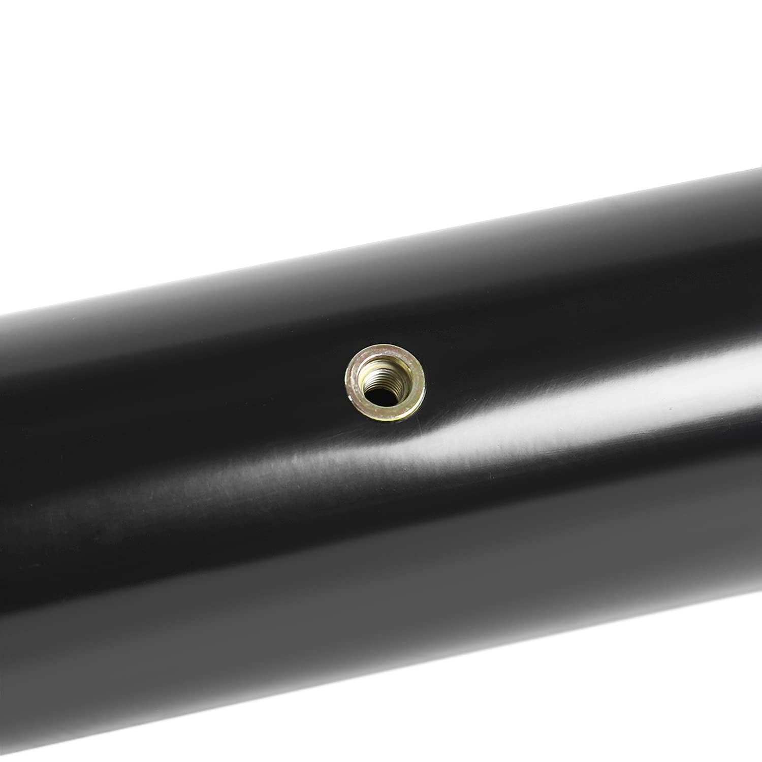 3" Round Side Step Nerf Bar Black Spec-D Tuning Compatible with 2019-2021 Chevy Silverado 1500 Double Cab, 2020-2021 Silverado 2500 3500, L+R Pair