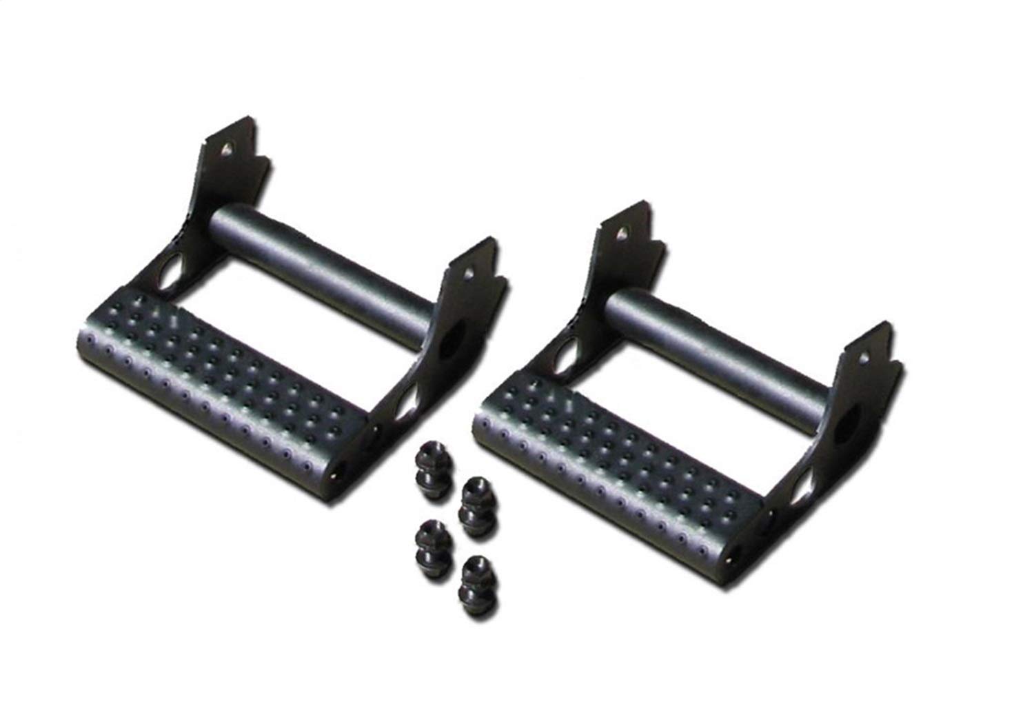 RKR Detachable Steps by RealTruck (Sold In Pairs) | Textured Black | JPTS32 | Compatible With All RKR Rails