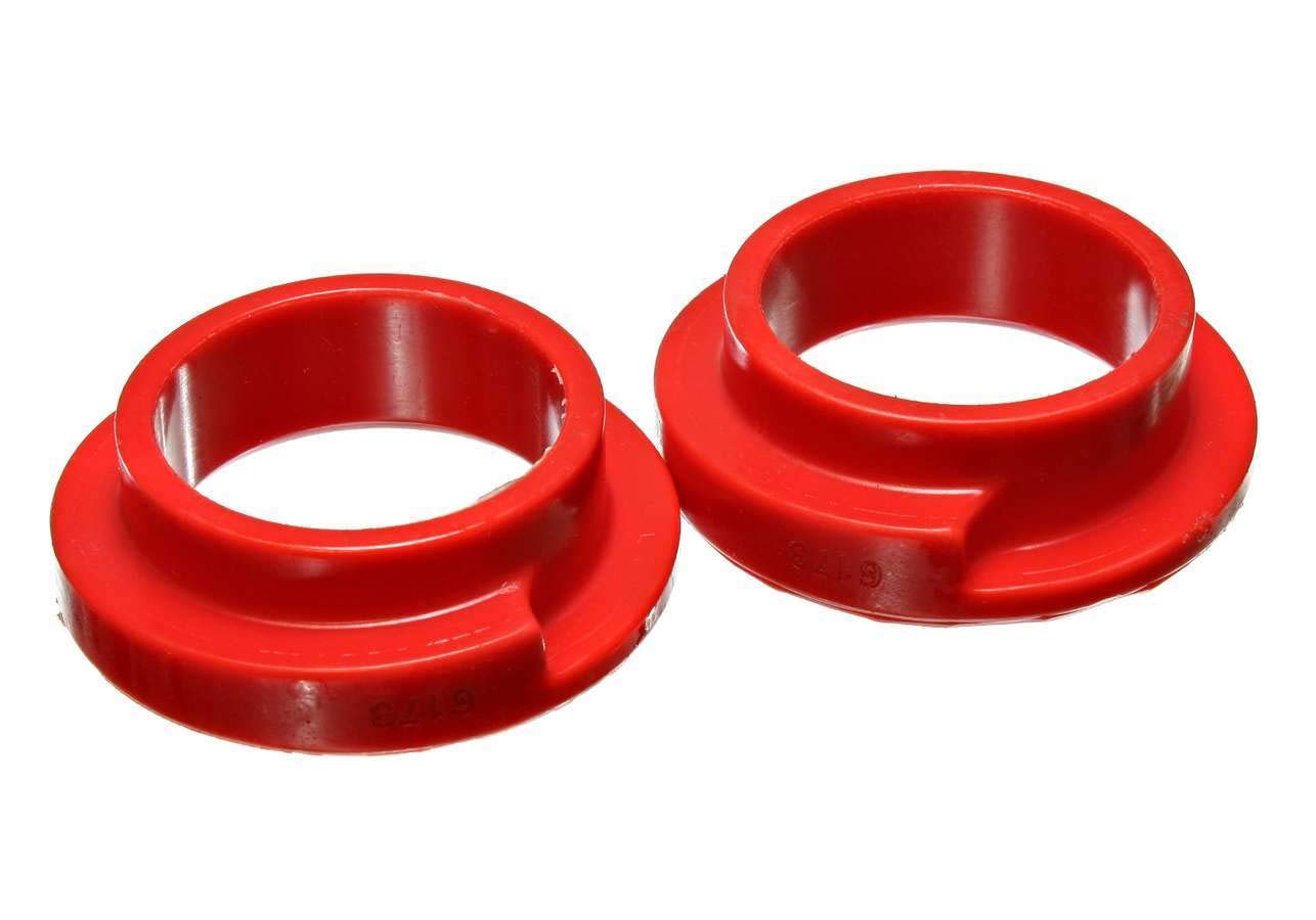 9.6119R Energy Suspension Coil Spring Isolator Set , Red