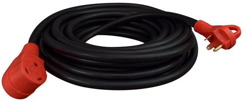 Mighty Cord Valterra RV 30-Amp Extension Cord, 50-Foot Power Extension Cord, Red