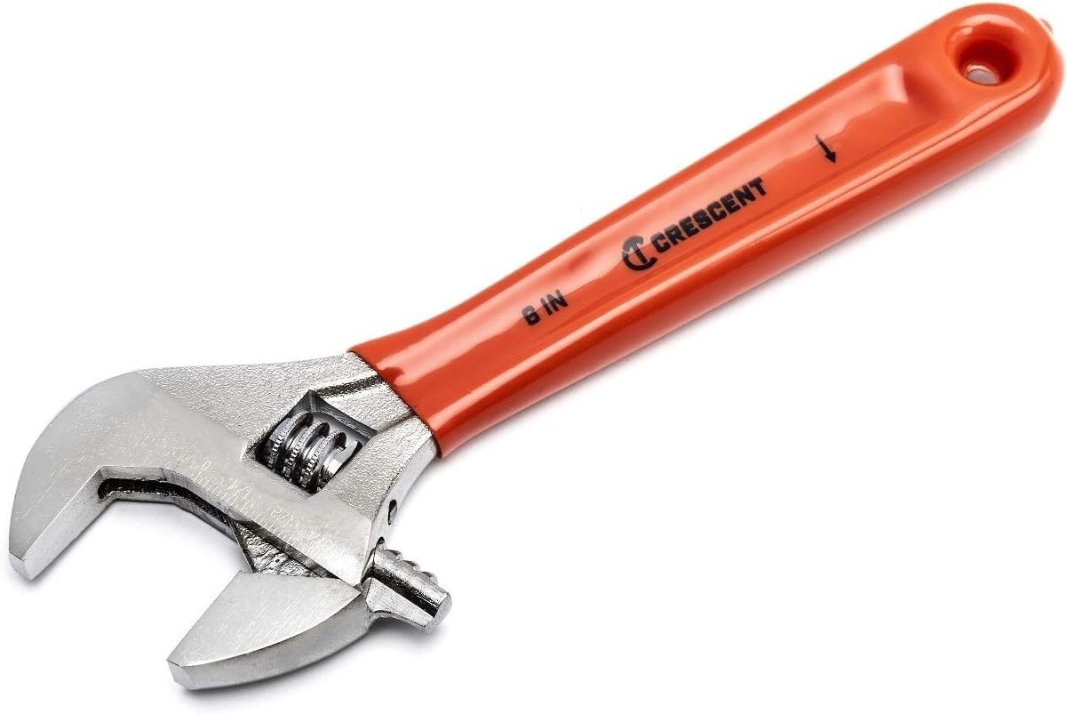 6" Crescent Adjustable Cushion Grip Wrench - Carded - AC26CVS