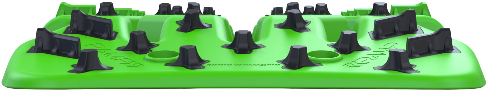 TRED PRO Recovery Boards TREDPROGR Traction Tracks with Teeth, EXOTRED Composite Construction SIPE-LOCK Grip Profile – Ideal for unstocking your 4x4 vehicle Green / Black