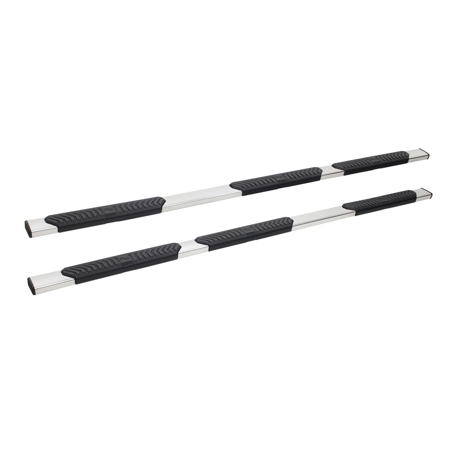 28-534690 Westin R5 Wheel to Wheel Modular Nerf Bars fits 2019-2024 Silverado Sierra 1500 Crew Cab 6'5" Bed (Exc 2019 Silverado LD/Sierra 1500 Limited) Polished Pair