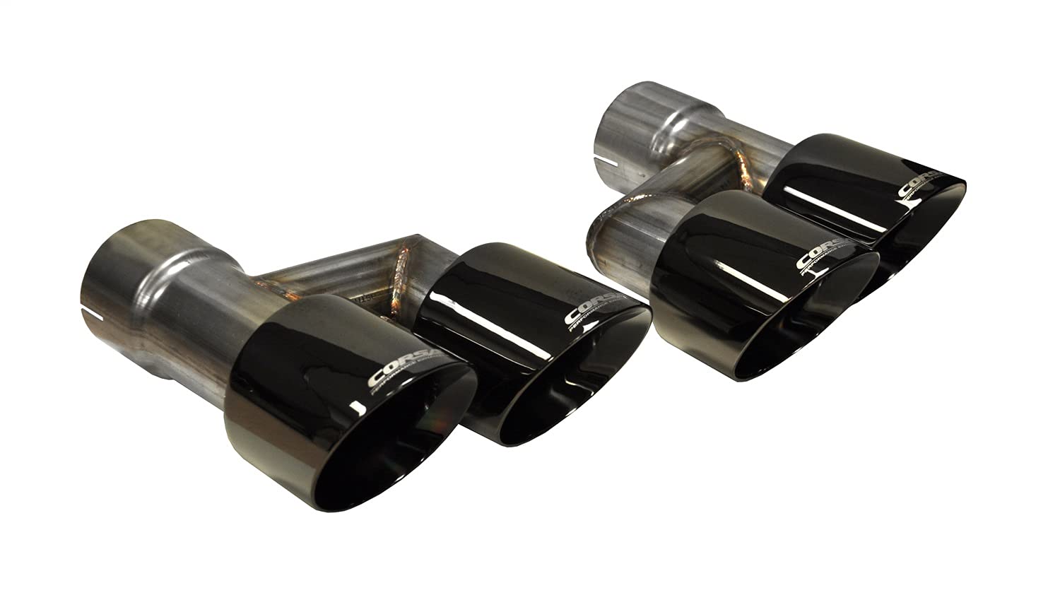 Black Corsa Tip Kit (Ford Mustang GT) 14333BLK