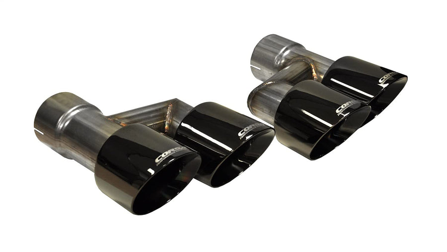 Black Corsa Tip Kit (Ford Mustang GT) 14333BLK