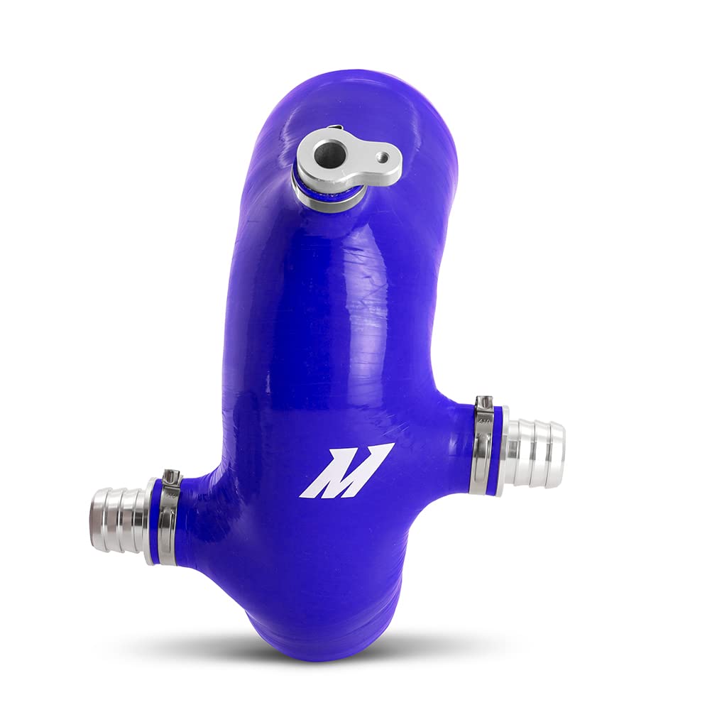 Mishimoto Intake J-Tube Silicone Compatible With Polaris RZR XP Turbo 2016+, Blue