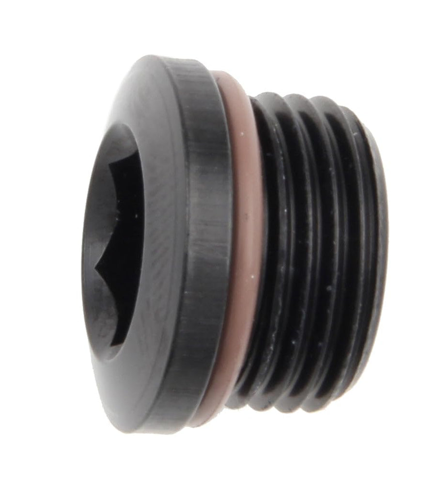 Socket Hex Port Plug - Fragola -4AN (7/16-20) Black