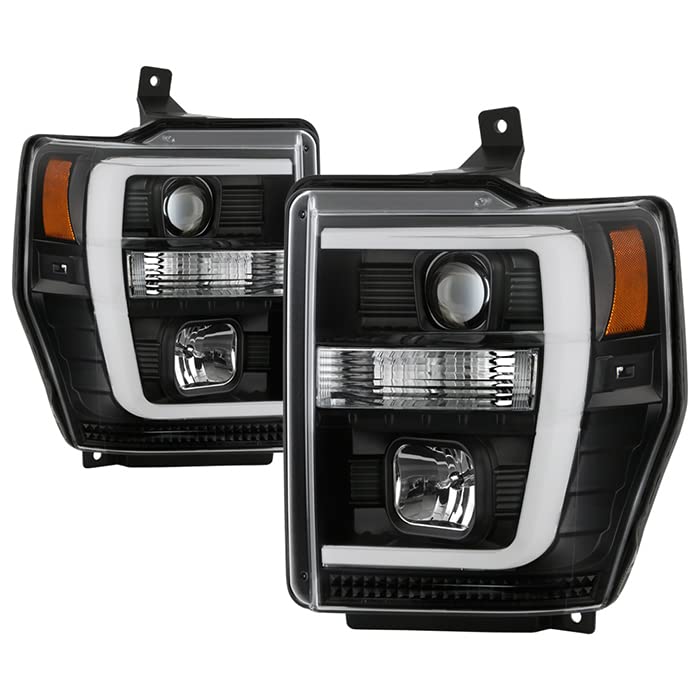 Projector Headlight Spyder Platinum (PRO-YD-FS08PL-SBLB-BK)