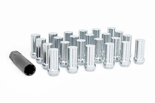 Rough Country Lug Nut Set Chrome 9/16x18 Wheel with Painted (0 x 0. inches /0 x, 0 inches Offset)