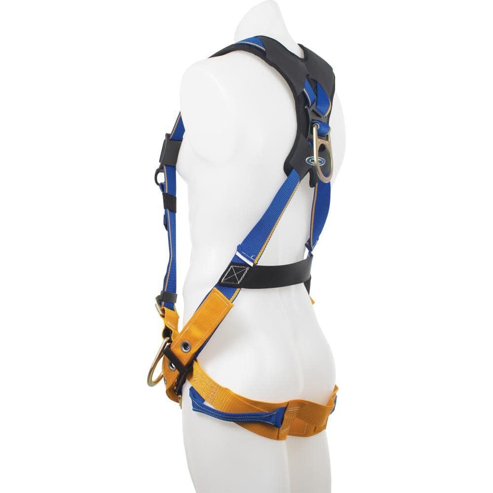H232002 Werner Blue Armor 1000 Positioning Harness, Tongue Buckle Legs (M/L)
