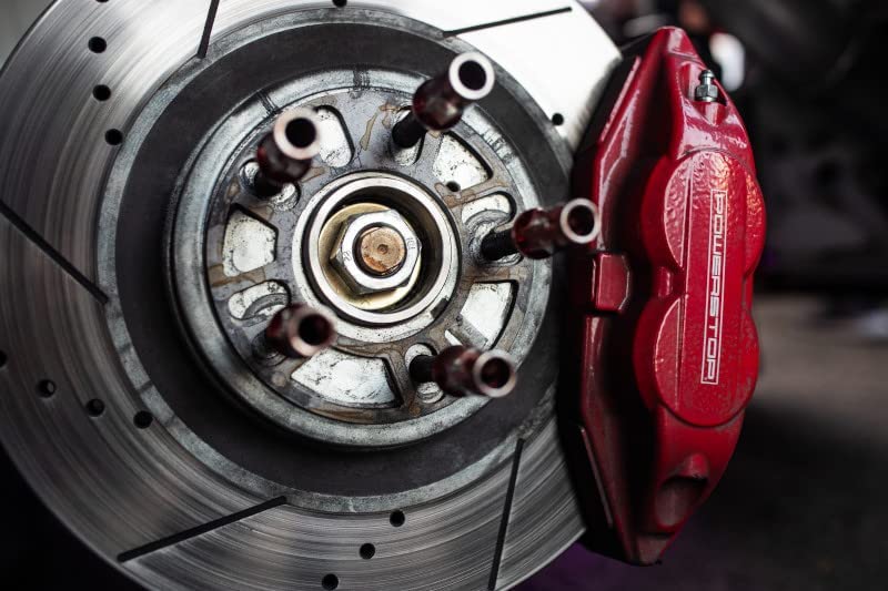 Power Stop Pair of High-Temp Red Powder Coated Calipers Front For Nissan Maxima 2009-2014, Nissan Maxima 2016-2023, Nissan Sentra 2009-2012 [Model Specific]