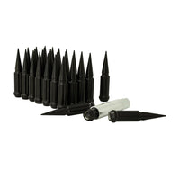 8 Lug Gorilla Automotive SPK8-14200B 14X2.0 Spike Lug Install Kit Black