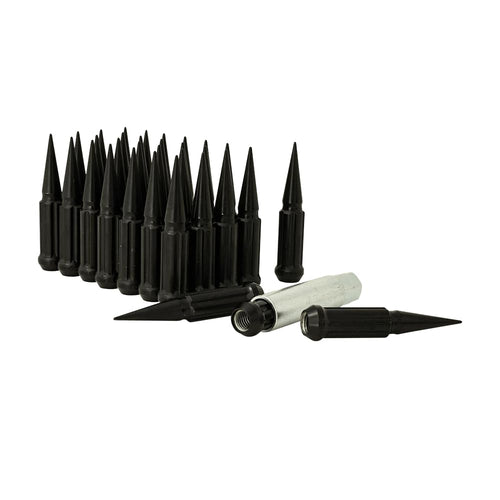 8 Lug Gorilla Automotive SPK8-14200B 14X2.0 Spike Lug Install Kit Black