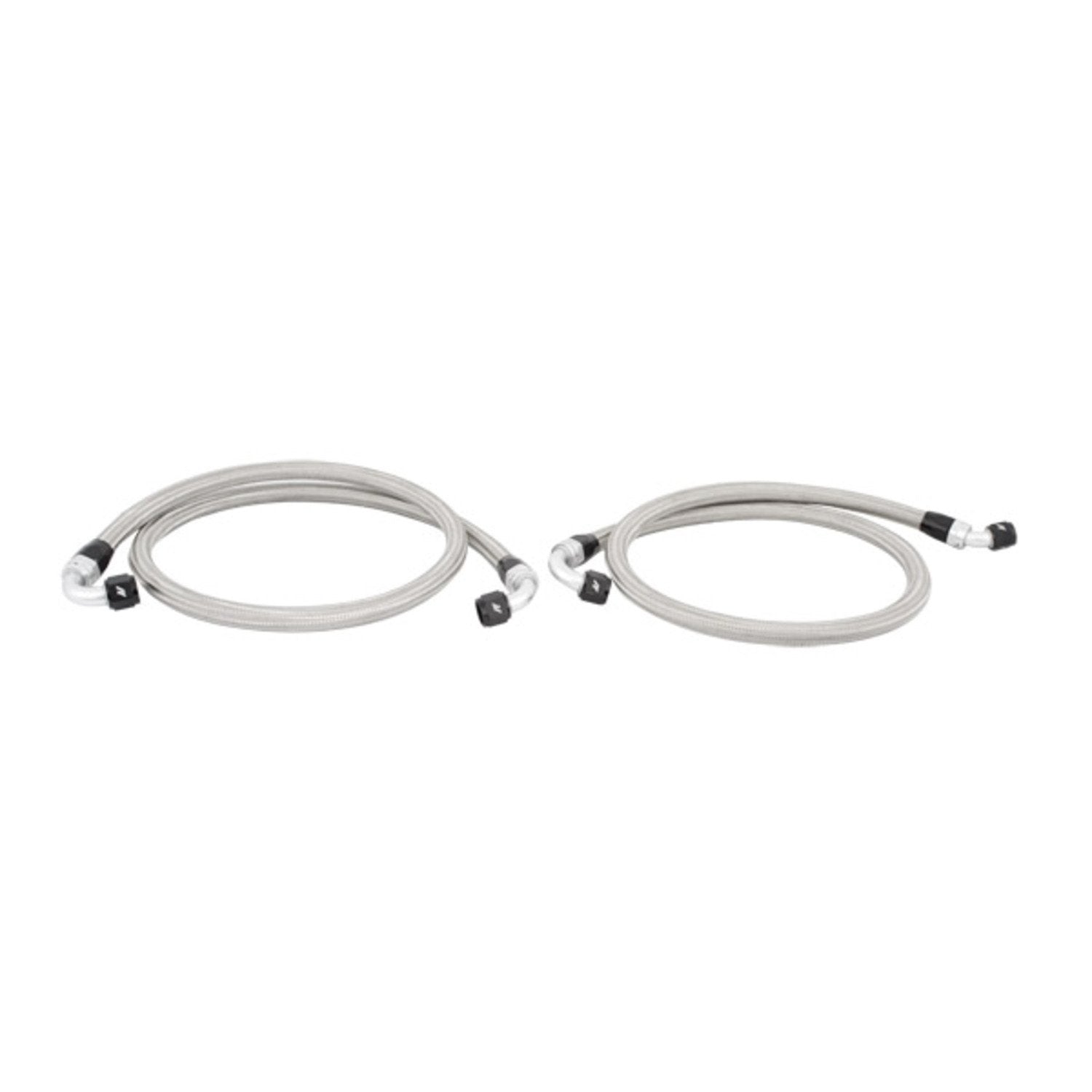 Mishimoto Oil Cooler Kit MMOC-MUS4-15T Thermostatic Fits Ford Mustang EcoBoost 2015+ Silver