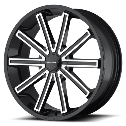KMC 22X9 KM681 G-BLK MACH 38MM (108-140) - KM68122900338